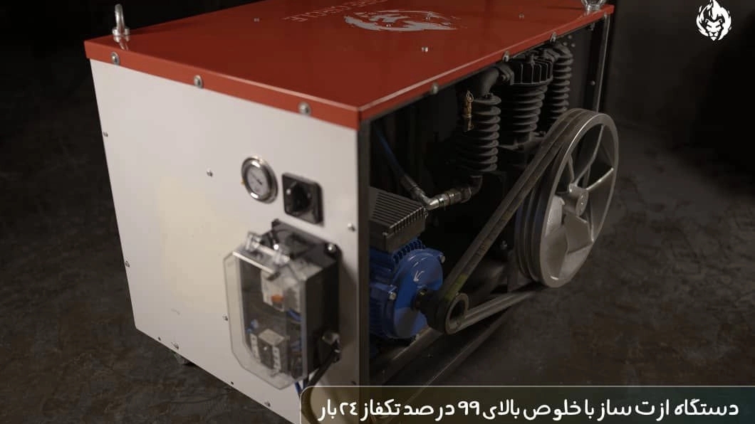 ازت ساز خلوص بالا با فشار 24 بار خرید از دایره آتش